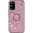 thumbnail image 3 of Luxury Bling Phone Case Compatible with Samsung Galaxy S20 FE 5G for Women Girls, Slim Soft TPU Bumper Glitter Sparkle Shiny Cover with Ring Kickstand for Samsung Galaxy S20 FE 5G CZ-Rose Gold, 3 of 10