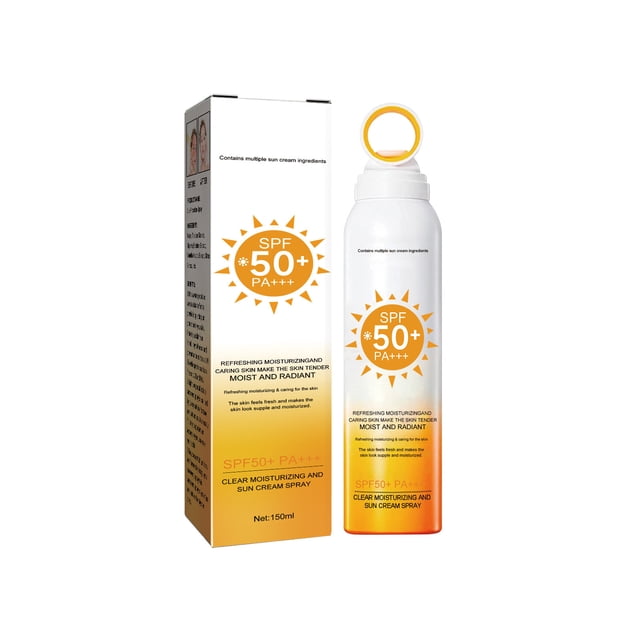 150ml, Sunscreen Spray Anti-UV Small Aperture Whitening Concealer Sunscreen Waterproof Anti-Sweat Full Body Sunscreen