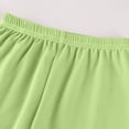 thumbnail image 6 of Annhoo Summer Knee Length Shorts for Girls Comfy Soft Elastic Waist Lounge Shorts Solid Color Homewear Toddler, 6 of 6