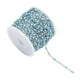 thumbnail image 1 of Yuarrent Cadena de acero inoxidable de mano de obra fina con cuentas de esmalte de colores para joyería DIY de acero inoxidable Artesanía Acero+Lago Azul, 1 of 6