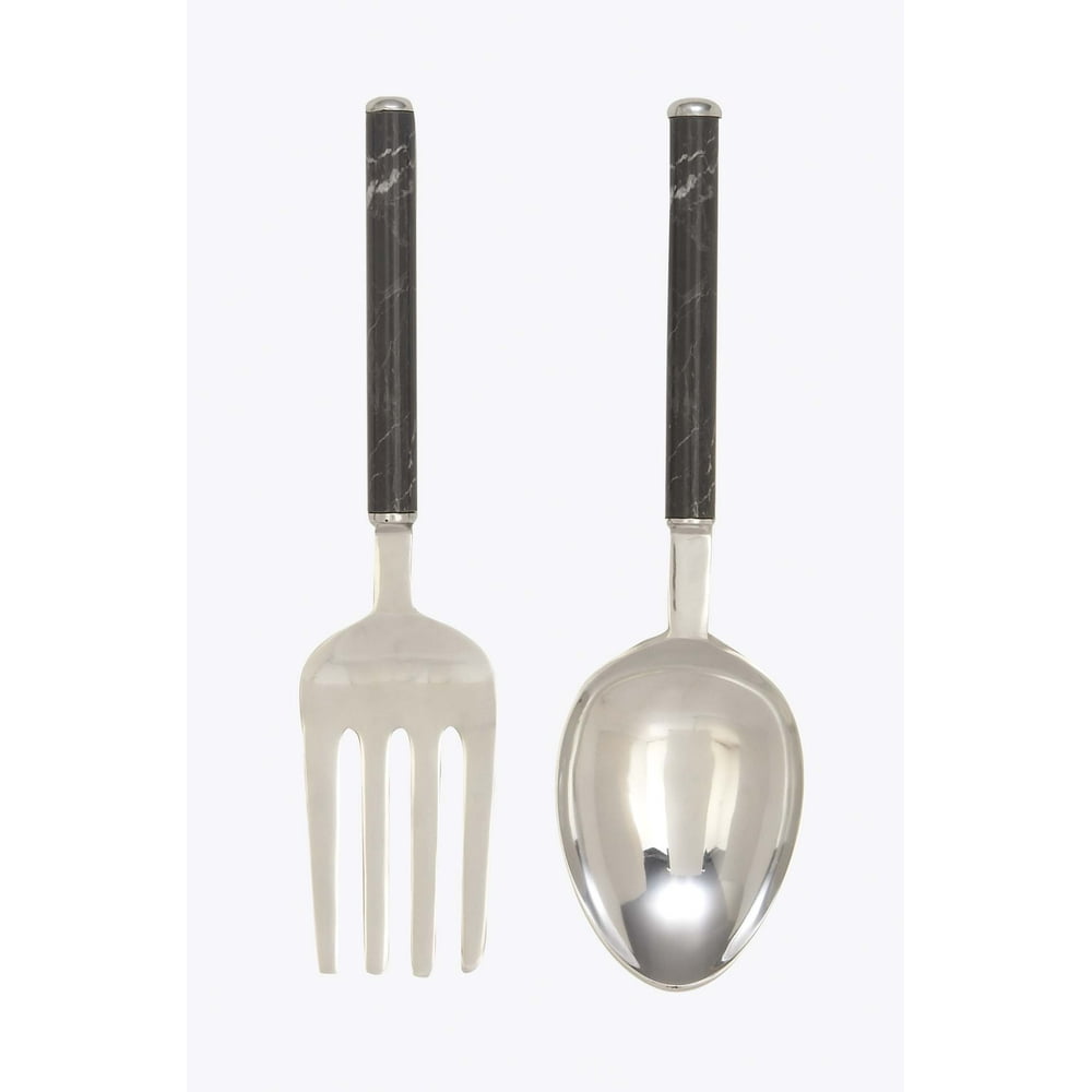 Decmode Modern 22 X 6 Inch Aluminum and Iron Spoon and
