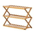 thumbnail image 2 of Wzzjkit Shoe Rack 3 Layer Tall Shoe Organizer for Entryway 9 Pairs Shoe & Boots Organizer Storage Shelf Long-Lasting Dusts Proof Shoe Cabinet, 2 of 7