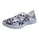 thumbnail image 1 of Zapatillas de deporte de verano con estampado de calavera 3D de Doginthehole para mujer, zapatos planos de malla gótica a la moda para mujer, mocasines casuales de playa para mujer, 1 of 5