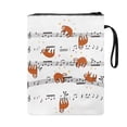 thumbnail image 2 of HELLHERO Sloth Music Design Tote Bags, 11.4 Inch X 8.66 Inch with Handle for Student Gift Bag Bible Covers, Church Bible Bag Book Club Gifts for Fater Readers, 2 of 8