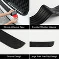 thumbnail image 3 of Universal Car Trunk Door Sill Plate Protector 90cm Rear Bumper Guard Rubber Mouldings Pad Trim Cover Strip Car Styling, 3 of 7