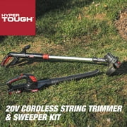 Hyper Tough 20V Cordless Combo Kit, 10-inch String Trimmer & 130Mph Sweeper, HT21-401-003-06