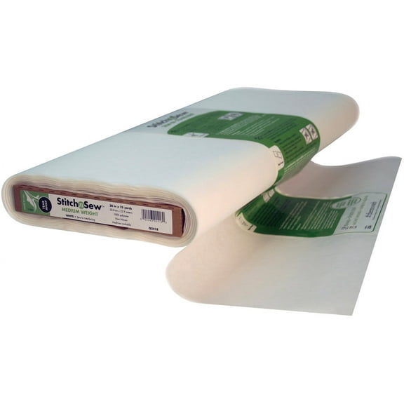 StitchnSew Tear-Away Medium Weight Sew-In Stabilizer, 20 in x 25 yd bolt