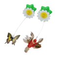thumbnail image 1 of Juguetes eléctricos para gatos con forma de pájaro, divertidos juguetes interactivos giratorios para ejercitar y enriquecer juego de cumpleaños de, 1 of 8