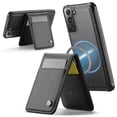 thumbnail image 2 of Funda trasera de cuero para Samsung Galaxy S21 FE 5G, compatible con funda MagSafe y con tarjetero., 2 of 5