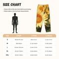 thumbnail image 3 of Pofeuu Golden Sunflower In Field Print Women's Fashion Pajama Pants with Pockets Comfy Drawstring Sleep Lounge Bottoms-Medium, 3 of 6