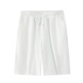 thumbnail image 2 of pstuiky Pantalones cortos para hombre, Pantalones cortos transpirables de color liso para hombre, informales, para vacaciones, con bolsillos Pantalones cortos de golf, 2 of 4