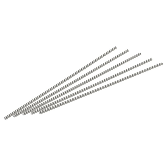 Unique Bargains M3 x 140mm Fully Threaded Rod 304 Stainless Steel Right Hand Threads 15 Pack