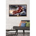 thumbnail image 2 of Marvel Cinematic Universe - Iron Man - In Flight with Jets Wall Poster, 22.375" x 34", Framed, 2 of 3