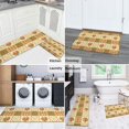 thumbnail image 5 of Pioneer Flower Floral Print Pattern Kitchen Rugs Sets Of 2, Anti Fatigue Non Slip Washable Floor Mats for Kitchen Sink Laundry, 17X30 Inch + 17X47 Inch, 5 of 6