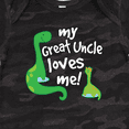 thumbnail image 4 of Inktastic My Great Uncle Loves Me Dinosaur Boys Baby Bodysuit, 4 of 5