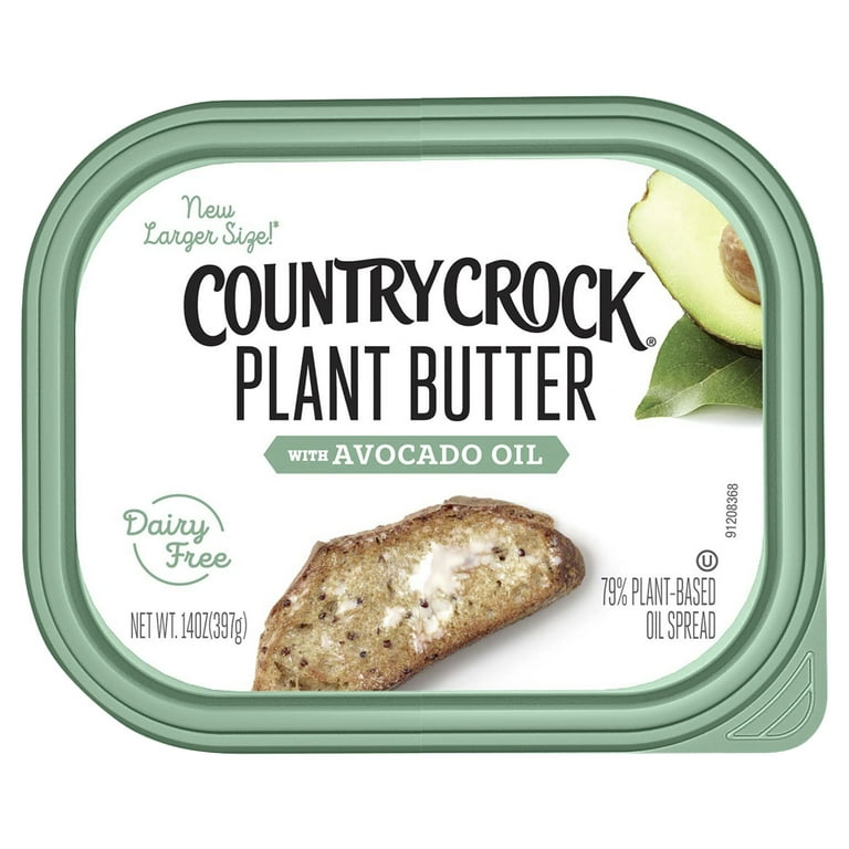 Country Crock Plant Butter with Avocado Oil, 14 oz Tub (Refrigerated)
