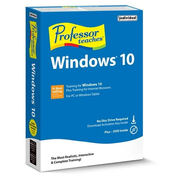 Individual Software Professor Teaches Windows 10