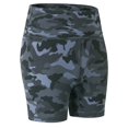 thumbnail image 4 of Endives Women's Yoga Short Leopard Print Biker Shorts High Waist Yoga Workout Running Gym Short, 4 of 5