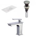 thumbnail image 1 of American Imaginations 35.5-in. W 1 Hole Ceramic Top Set In White Color - Overflow Drain Incl. AI-33031, 1 of 9
