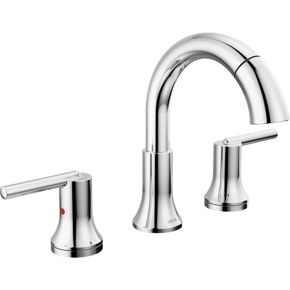 Delta 3559-Pd-Dst Trinsic 1.2 GPM Widespread Bathroom Faucet - Chrome