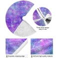 thumbnail image 2 of FMSHPON Mermaid Galaxy Scale Xmas Christmas Tree Skirt Stand Mat for Holiday Party Decoration Indoor Outdoor 36 inches, 2 of 6