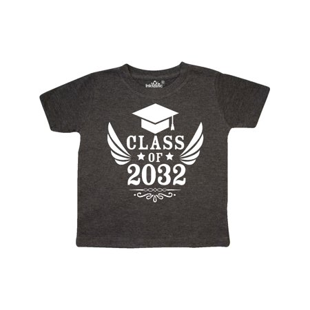 

Inktastic Class of 2032 with Graduation Cap and Wings Gift Toddler Boy or Toddler Girl T-Shirt