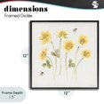 thumbnail image 4 of Stupell Industries Cottage Sweet Honey Wildflowers Black Framed Giclee Art, 12 x 12, by Beth Grove, 4 of 8