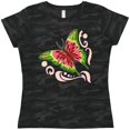 thumbnail image 3 of Inktastic Watermelon Butterfly Women's T-Shirt, 3 of 5