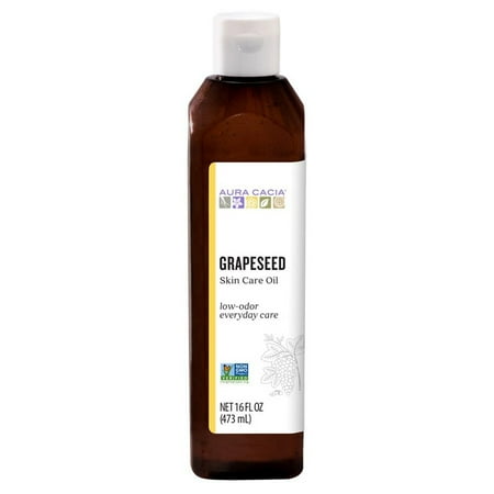 Aura Cacia Grapeseed Skin Care Oil -- 16 fl oz