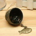 Dragon Fish Feng Shui Bell Blessing Good Luck Fortune Hanging Wind
