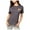 Grey - charcoal, variant on Carbon Copy Womens Rainbow Graphic T-Shirt, Grey, Small