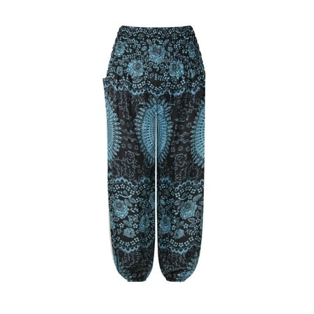 

Little Girls Kids Yoga Trousers Bohemian Beach Pants Baggy Harem Activewear Casual Loose Print Harem Pants