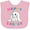 AD-Pink, variant on Inktastic Happy Easter Adorable Bunny Boys or Girls Baby Bib