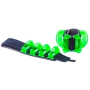 Aqualogix Green Low Resistance Aquatic Hybrid Fin Set - Lower/Upper Body Pool Exercise Fins - Water Leg Weights - Includes Link to Pool Workout Online (Fins Pair - Green)