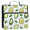 thumbnail image 5 of FORMRS Zipper Binder with Shoulder Strap 2-inch Ring 500 Sheet Capacity File Bag, Avocado, 5 of 5