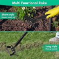 thumbnail image 3 of 62 Inch Long Stirrup Hoe Garden Tools Cultivator for Weeding, 3 of 5
