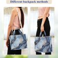 thumbnail image 4 of FORMRS Womens Corduroy Tote Bag Crossbody Shoulder Handbag with Pocket, Abstract Marble Pattern, 4 of 7