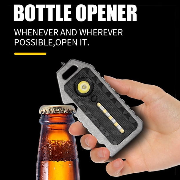 Luz de trabajo COB LED Mini Linterna Camping Silbato 5 Modo Impermeable Bolsillo Lámpara de trabajo Antorcha Barbie Nuevos Originales