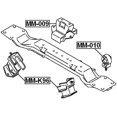 thumbnail image 2 of Febest REAR ENGINE MOUNT # MM-009 OEM MR133079, 2 of 2