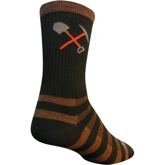 SockGuy Wool Socks - 6 inch, Black, Small/Medium