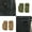 Army Green, variant on US 1-2 Pack Tactical MOLLE PALS Modular Hydration Carrier H2O Water Bottle Pouch