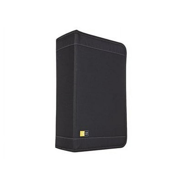 Nuolux 320 Discs Portable CD DVD Wallet Holder Bag Case Album Organizer Media Storage Box(Black), Size: 38