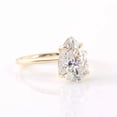 thumbnail image 4 of solitaire jewels 3CT Pear Moissanite Solitaire Engagement Ring For Women, 14K Yellow Gold, 4 of 8