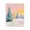 Pastel Winter Forest Path, variant on Stupell Industries Contemporary Peachy Pastel Winter Forest Black Framed Giclee Art, 11 x 14, by The Prints Vibe