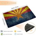 thumbnail image 3 of Arizona Flag Front Door Mat, The 48th State 30"x17" Indoor Outdoor Decor Welcome Mat, Anti-Slip Entryway Rug for Home Entrance, Floor, Patio Entry & Mud Room, Decor Doormat, 3 of 6
