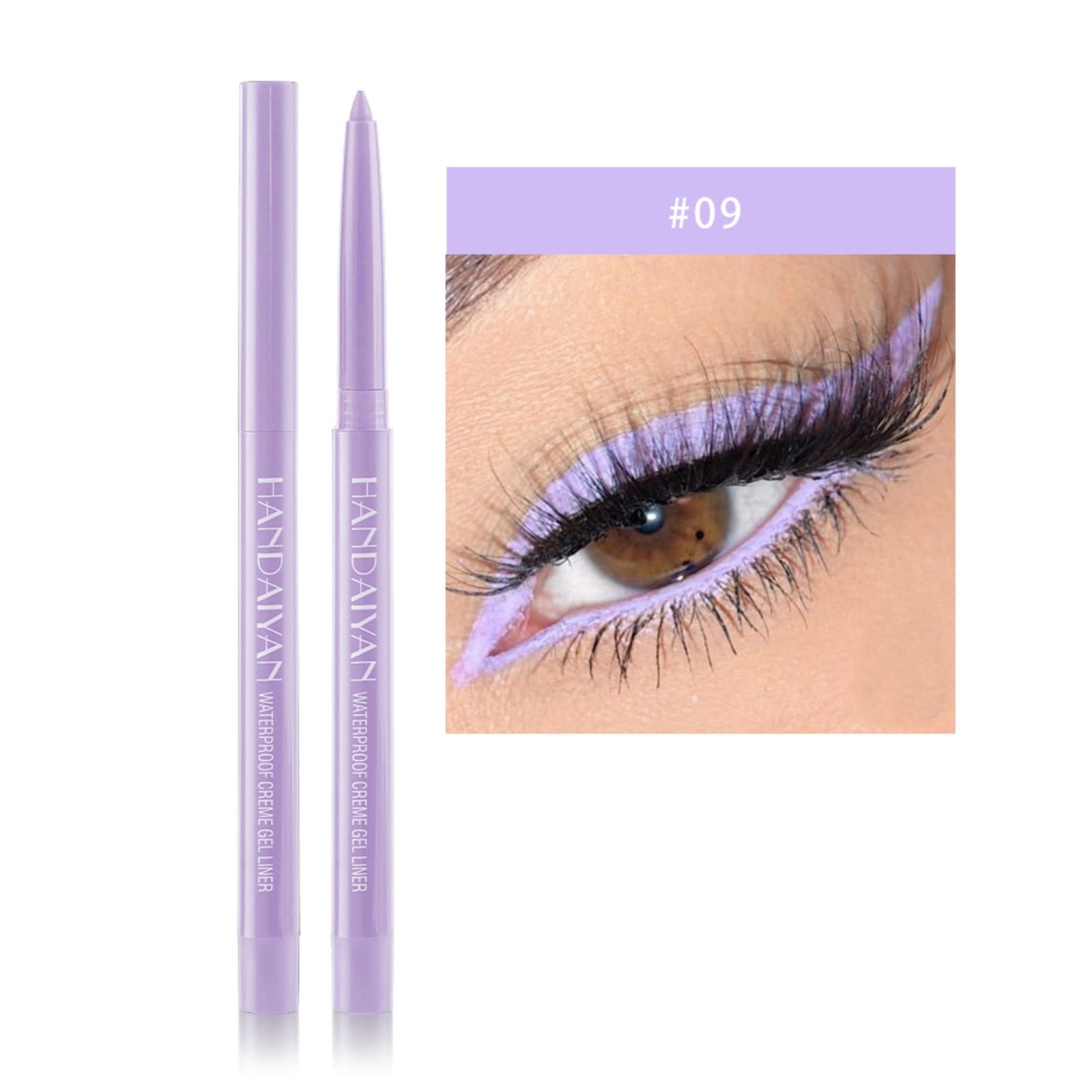 Wioihee Waterproof Eye Liner Pencil Set 20 Colors Natural Matte Long