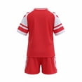 thumbnail image 5 of Piuwrlz Boys Football Athletic Sets T-Shirt and Shorts Outfit Sets Red Size 2 T, 5 of 9