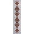 thumbnail image 2 of JONATHAN Y WASHABLE 2 x 8 Runner Rug, Chayton Minimalist Geometric - Gray/Brown, WSH110E-28, 2 of 7