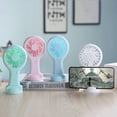 thumbnail image 4 of VONKY Super Silent Fan Three Speed Adjustable Mini Handheld Cooling Lightweight And Compact ABS white, 4 of 6