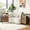 Brown, variant on Beddle Nightstand with Charging Station, LED Bedside Table with 1 Fabric Drawer, 3-Tier End Table for Bedroom, Living Room, 2 Pack Rust